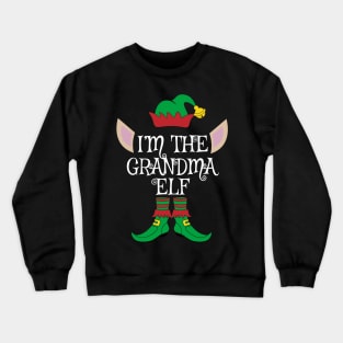 I'm The Grandma Christmas Elf Crewneck Sweatshirt